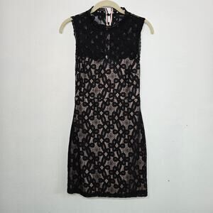 Black Dress With Lace Detail Size Small